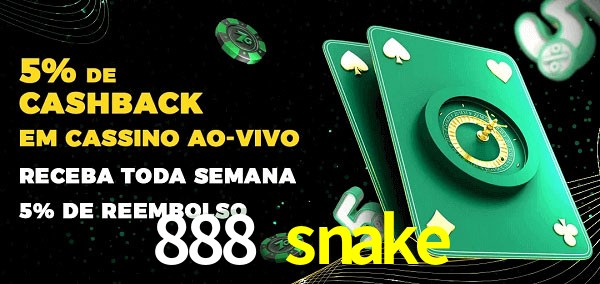 Promoções do cassino ao Vivo 888 snake